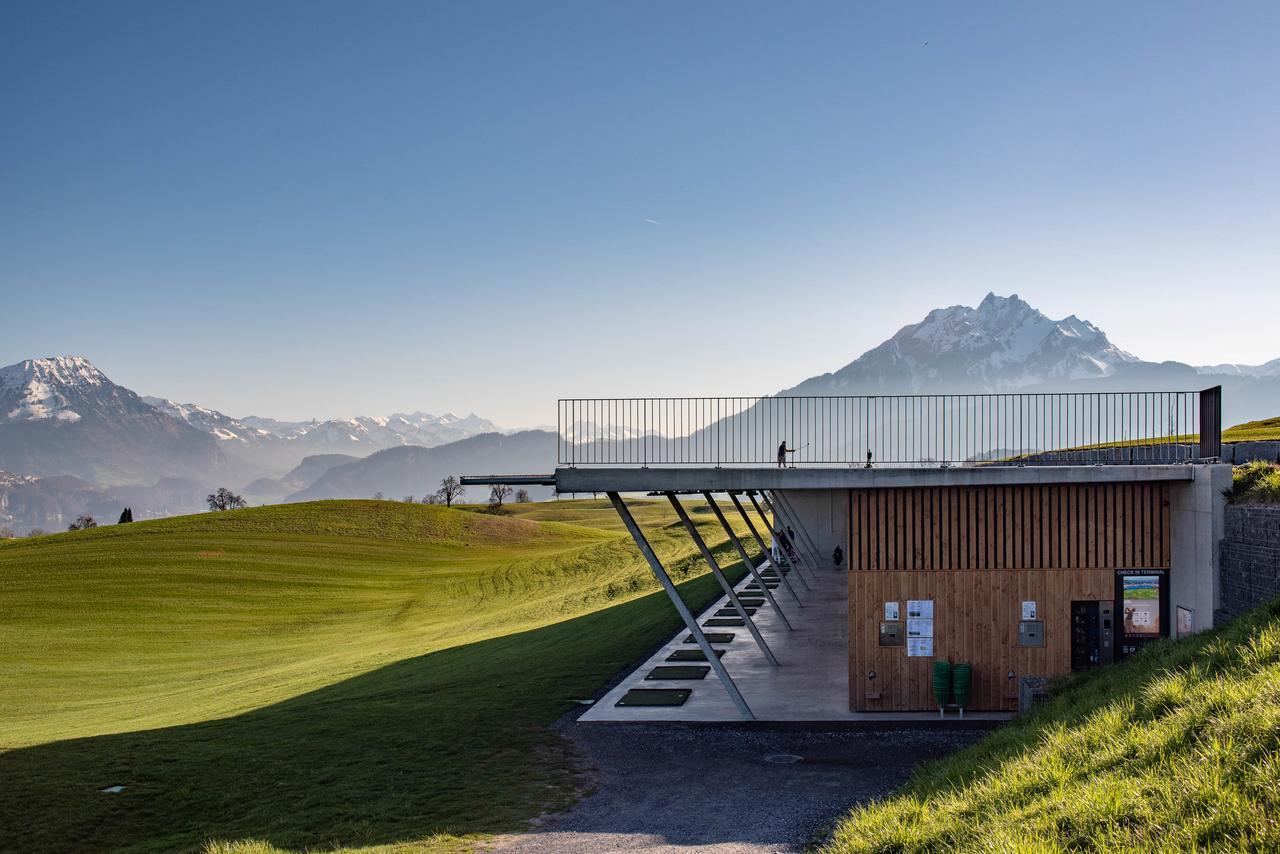 Gasthaus Badhof - Golfhotel Meggen Buitenkant foto